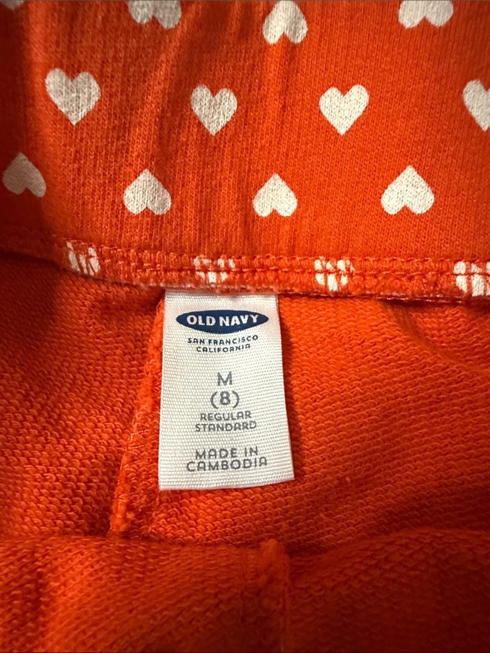Old Navy Girls' Heart Print Shorts - Blue & Red